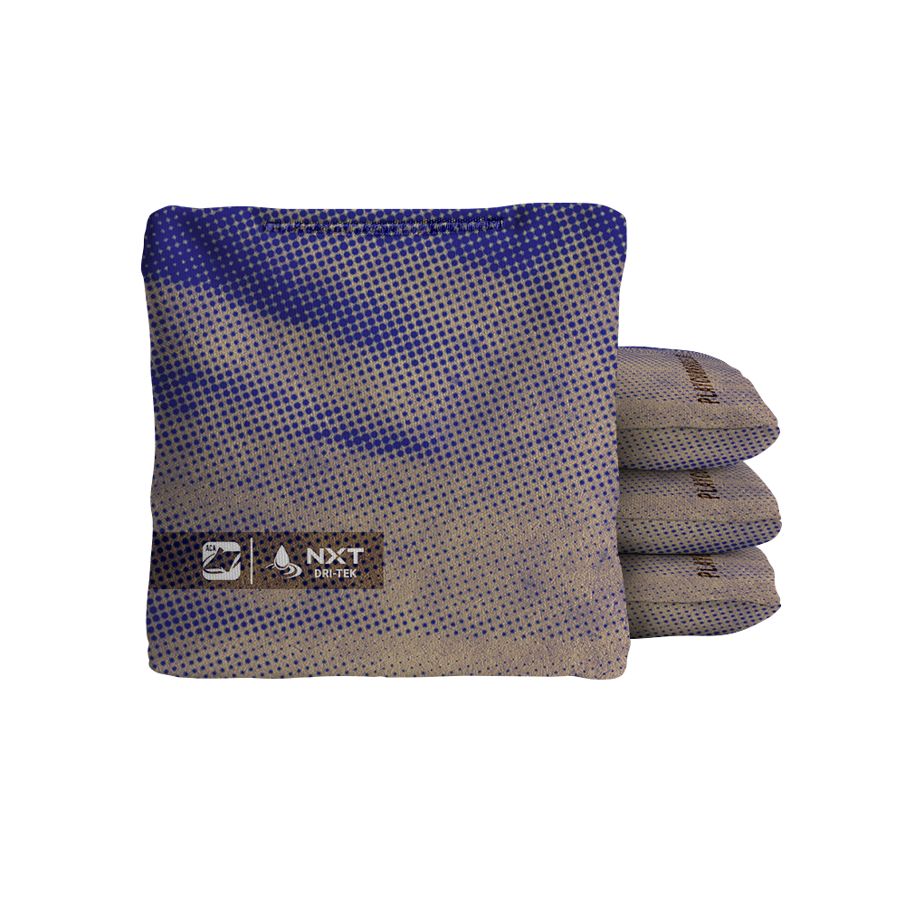 Halftone Horizon Blue NXT Dri-Tek Cornhole Bags