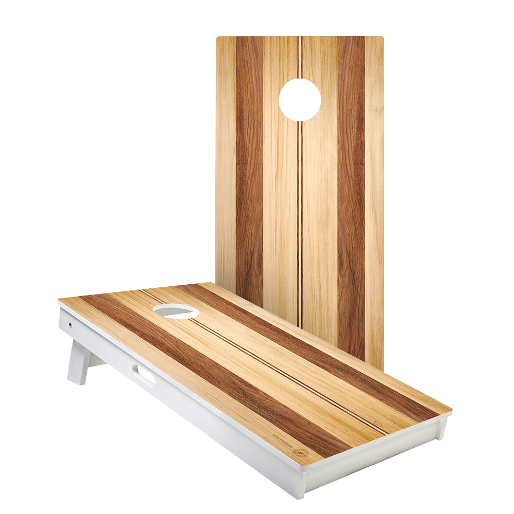 Two-Toned Surfboard Versatex All-Weather Cornhole Boards