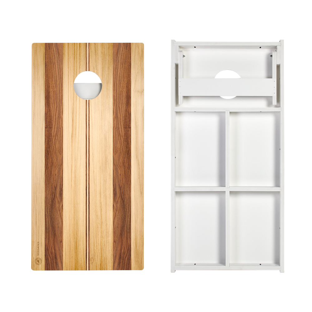 Two-Toned Surfboard Versatex All-Weather Cornhole Boards