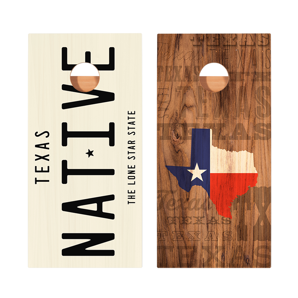 Texas Native Star Cornhole Boards
