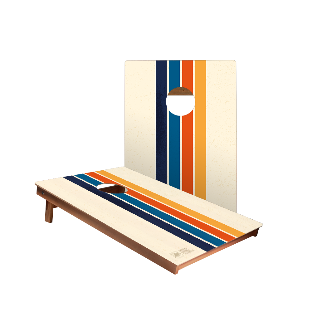 Vintage Stripes Backyard 2300 Cornhole Boards
