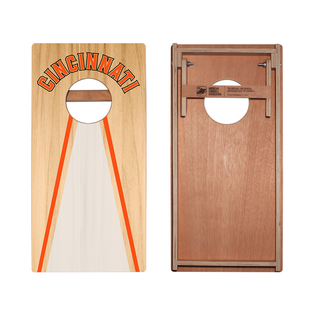 Cincinnati Football Gameday Backyard 1x2 ft Cornhole Board Set
