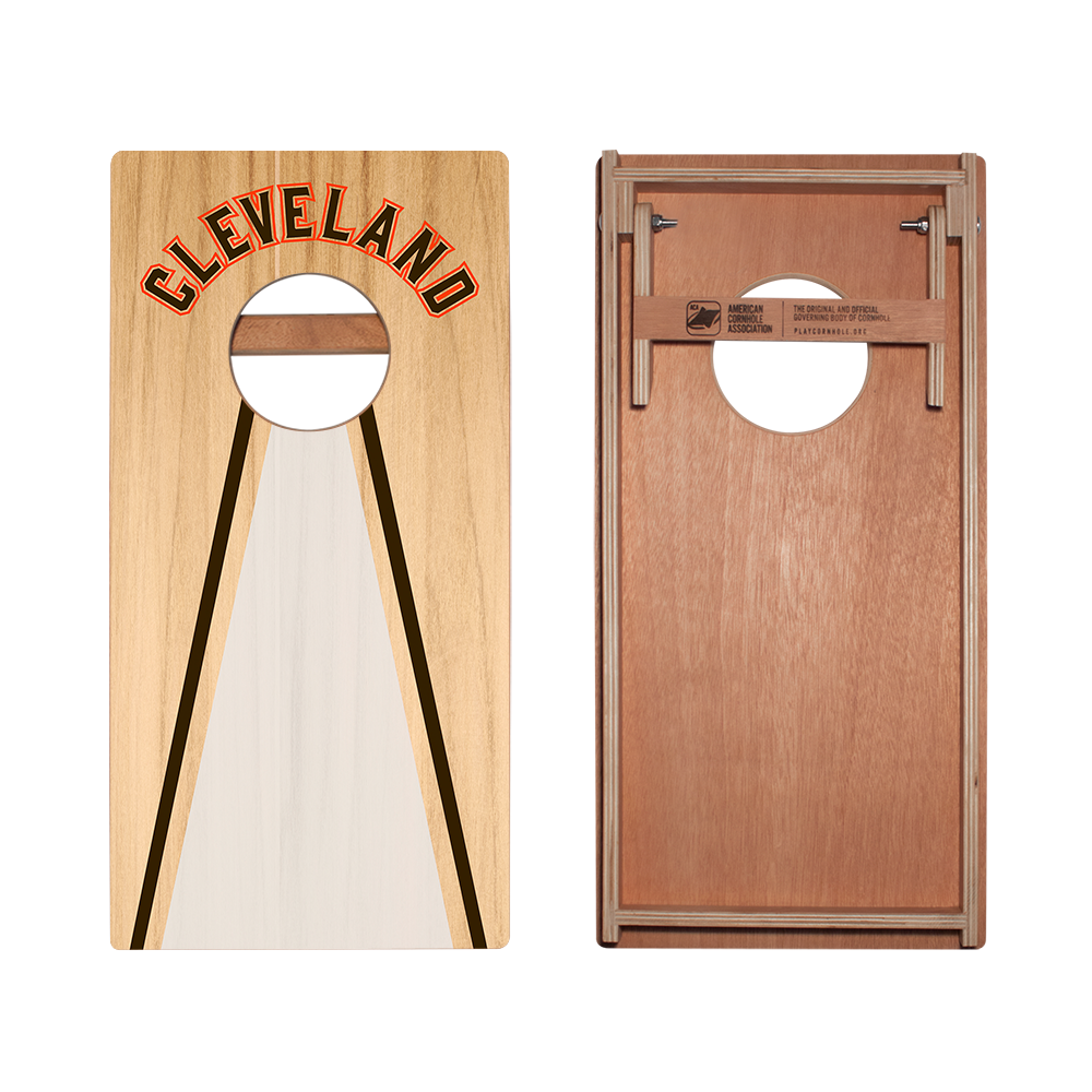 Cleveland Football Gameday Backyard 1x2 ft Cornhole Board Set