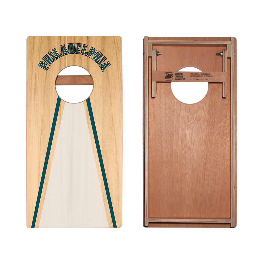 Philadelphia Football Gameday Backyard 1x2 ft Cornhole Board Set