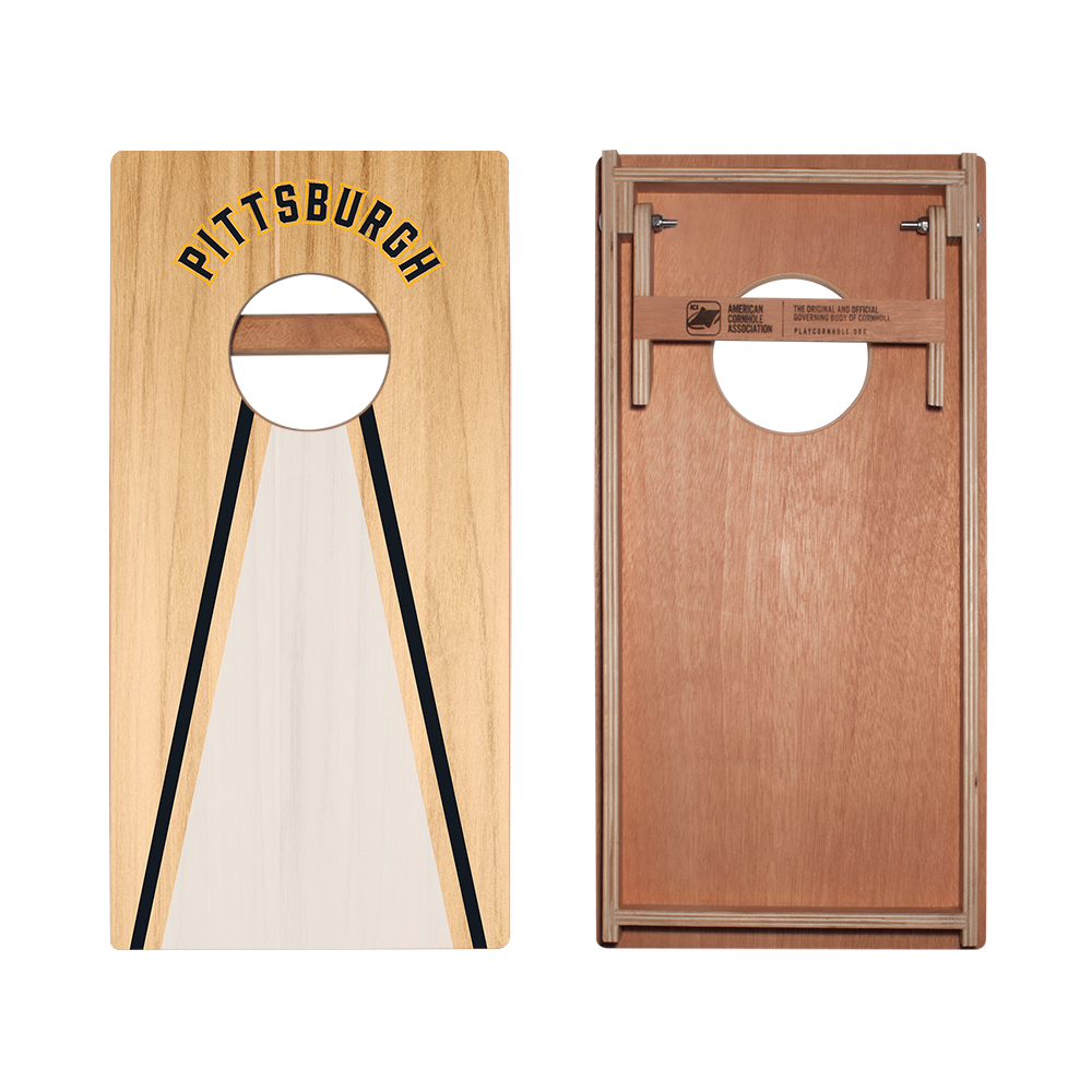 Pittsburgh Football Gameday Backyard 1x2 ft Cornhole Board Set