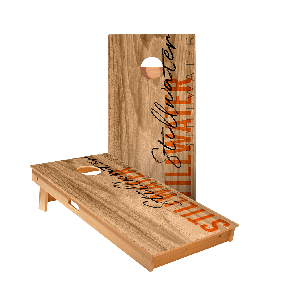 Stillwater Campus Gameday Star Cornhole Boards