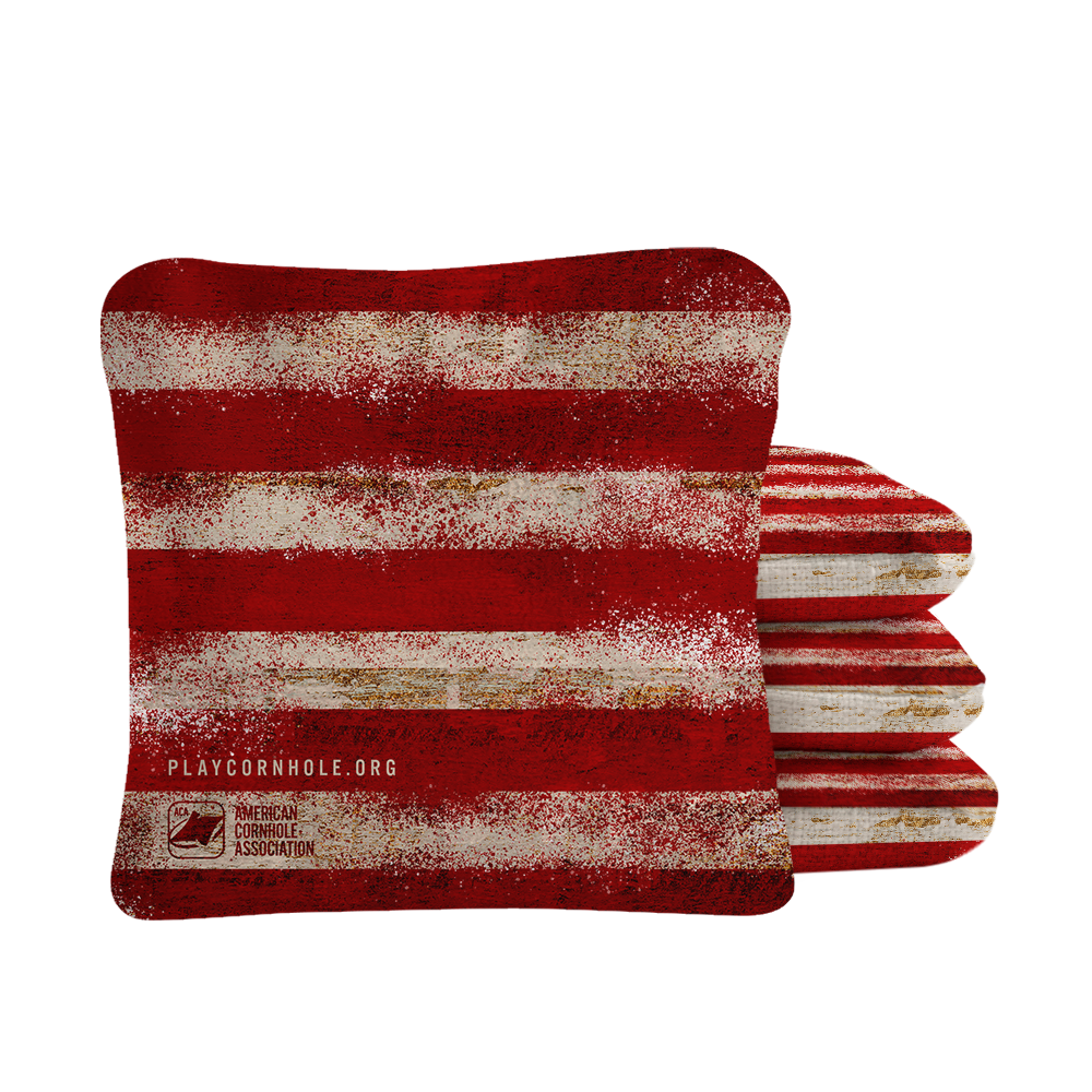 Vintage American Flag Synergy Pro Cornhole Bags