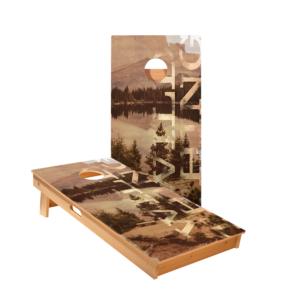 Wild Thing Landscape Star Cornhole Boards