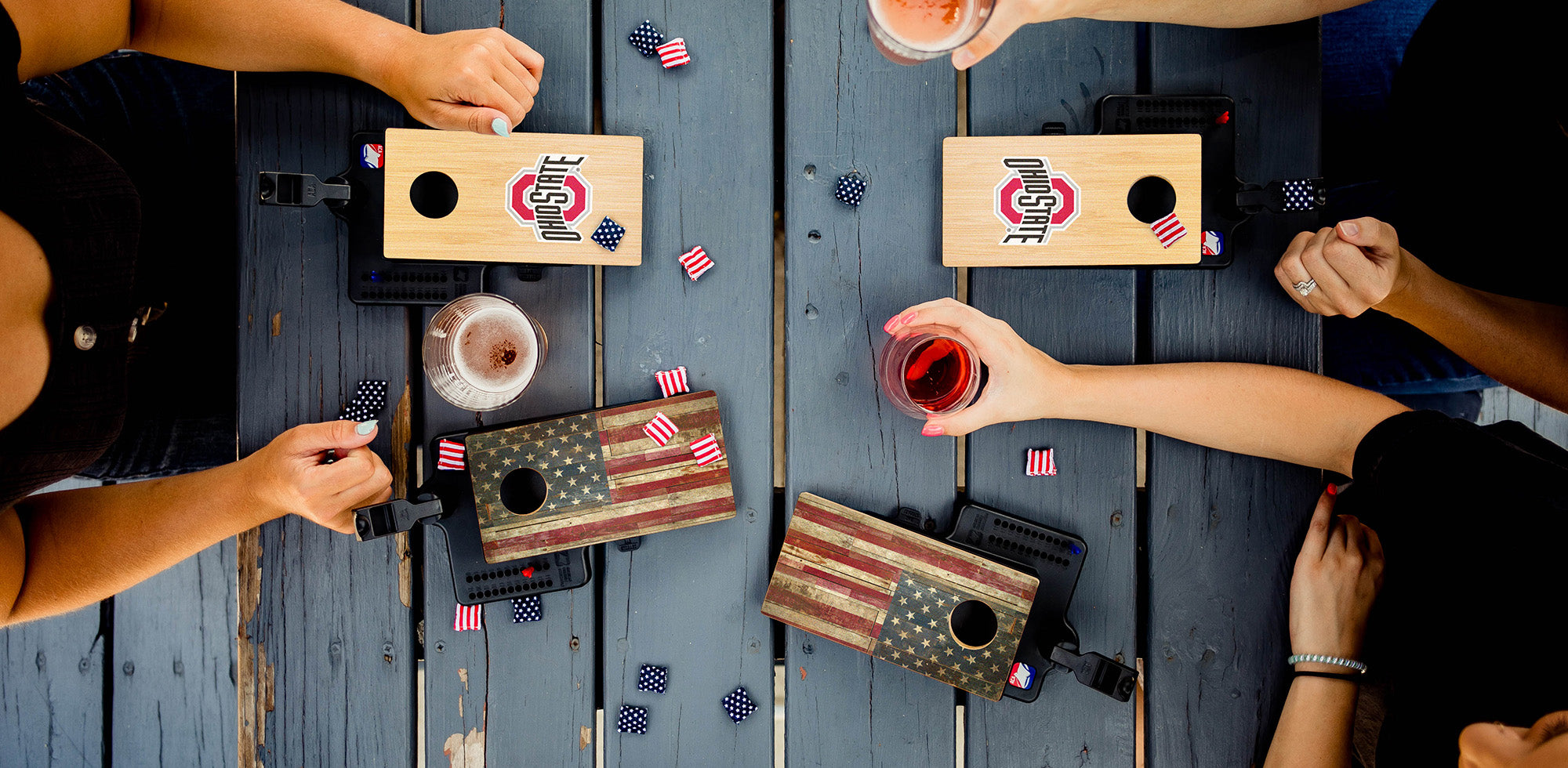 Double Chuck Mini Cornhole Tabletop Game