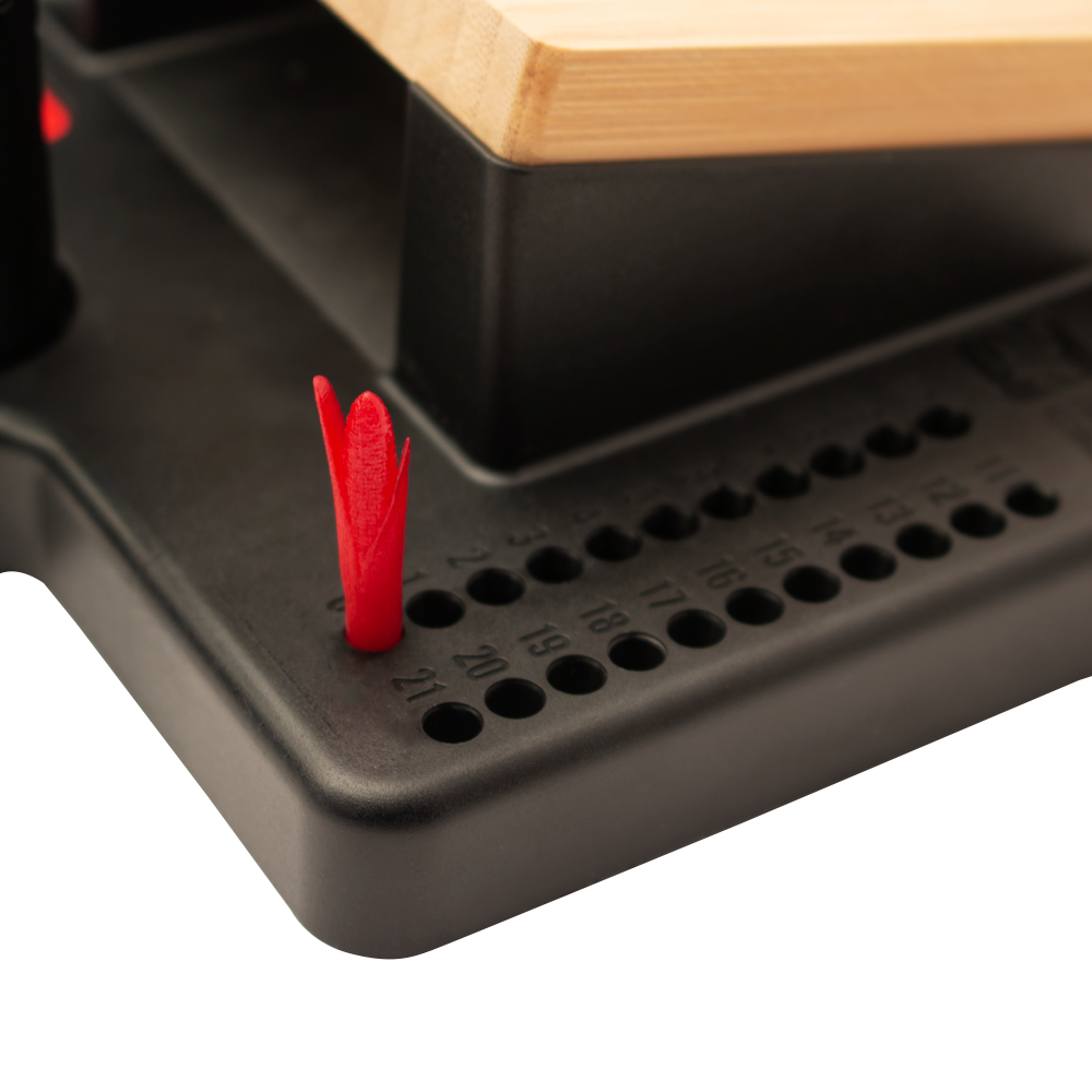 Green Bomber Double Chuck Mini Cornhole Tabletop Game