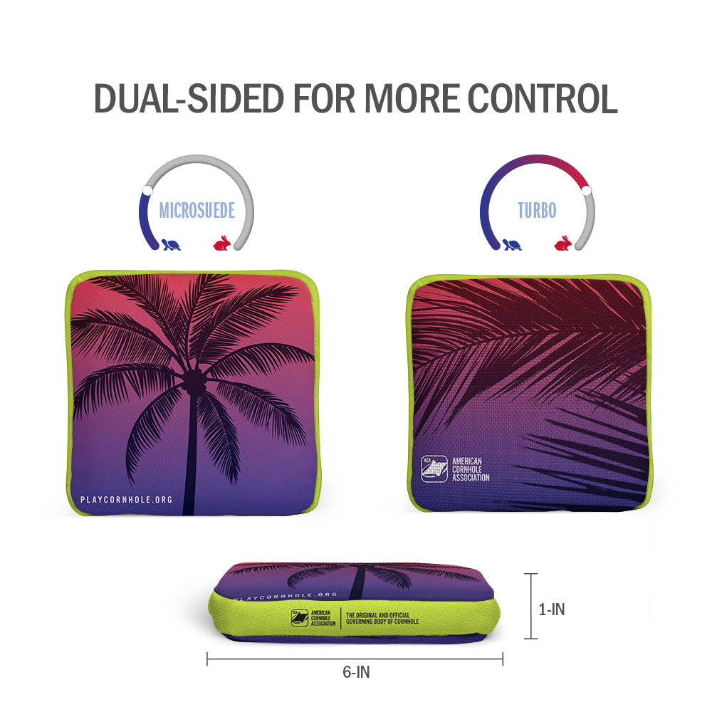 Tropical Palm Synergy Touring Pro Cornhole Bags