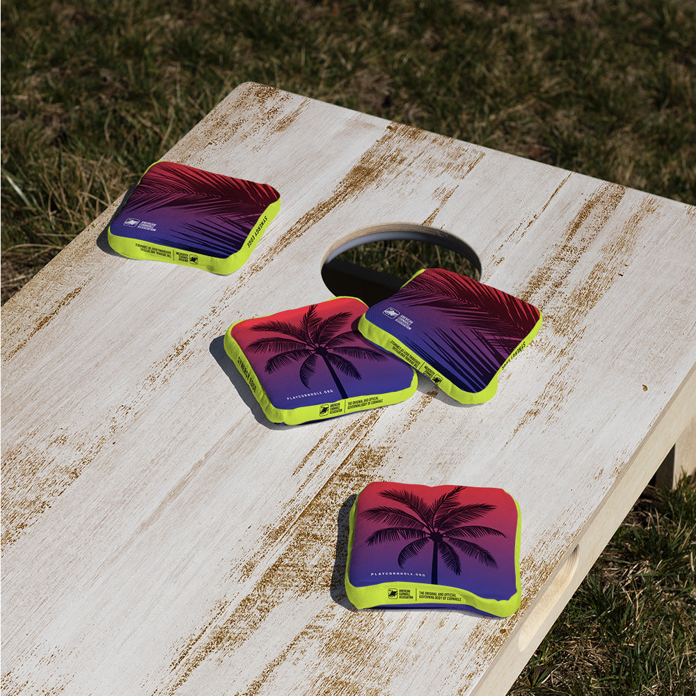 Tropical Palm Synergy Touring Pro Cornhole Bags