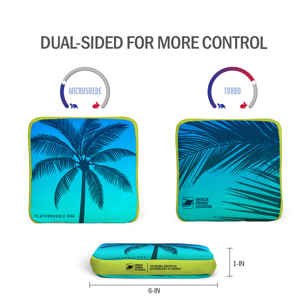 Tropical Palm Synergy Touring Pro Cornhole Bags