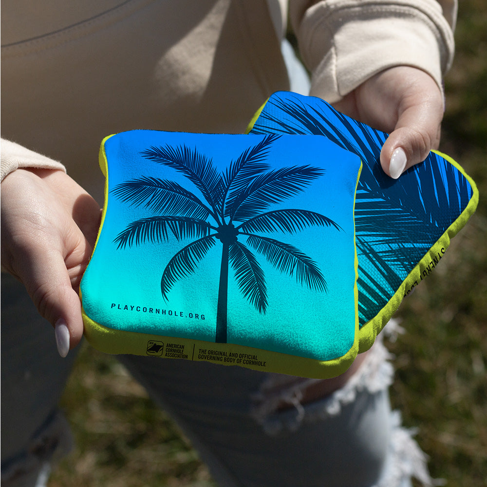 Tropical Palm Synergy Touring Pro Cornhole Bags