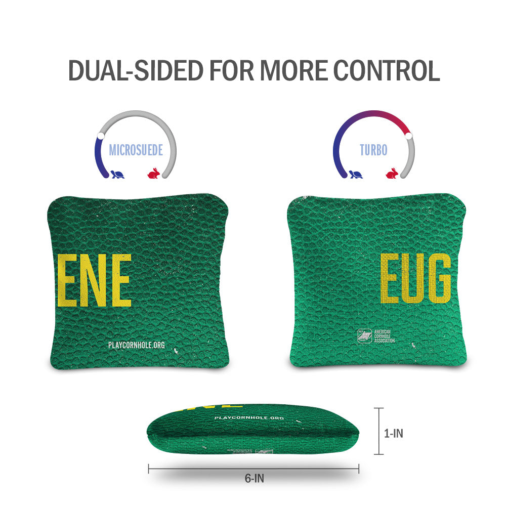 Eugene Collegiate Gameday Synergy Pro Cornhole Bags