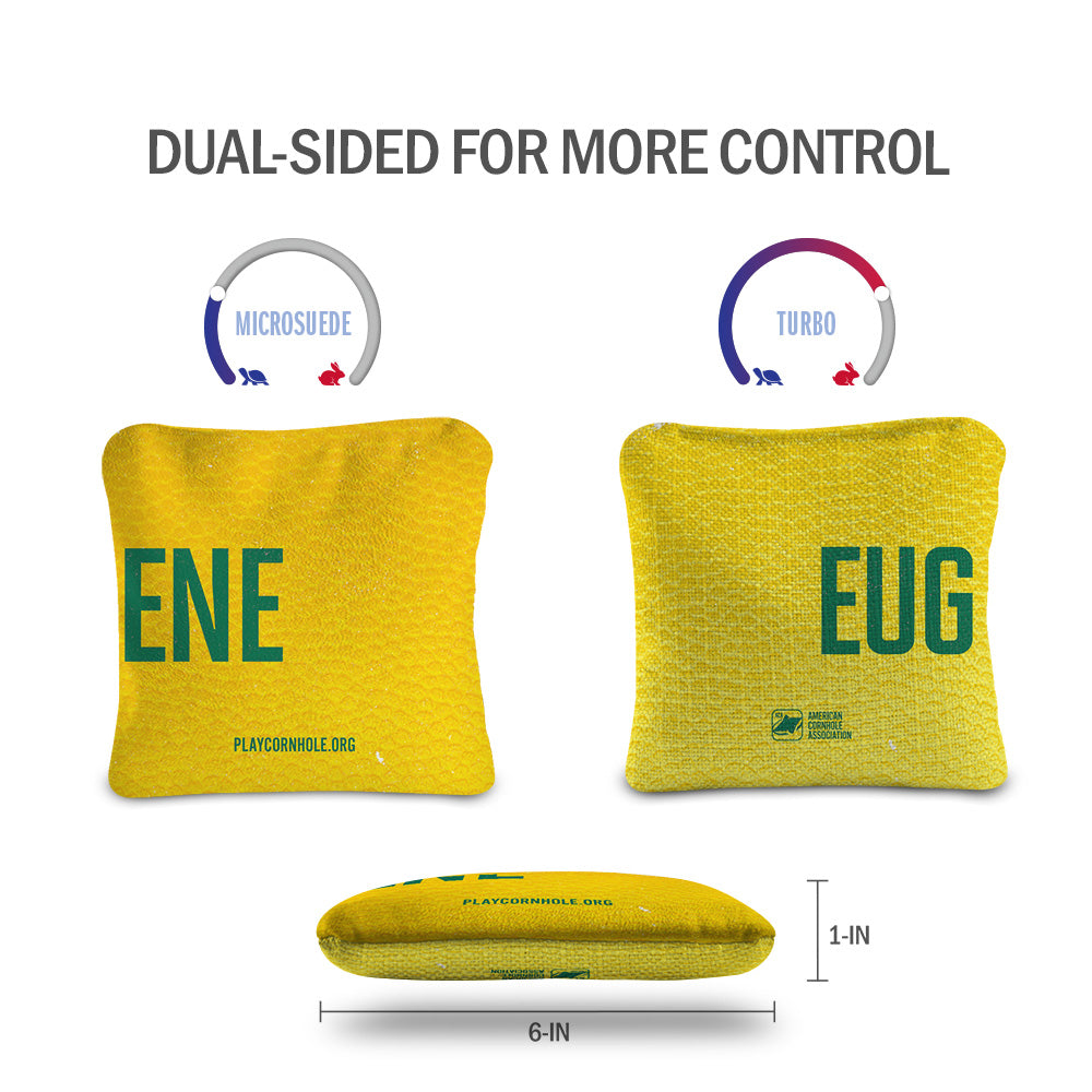 Eugene Collegiate Gameday Synergy Pro Cornhole Bags