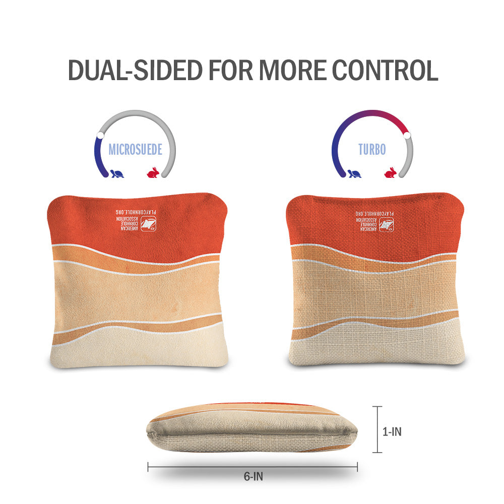 Multicolor Waves Synergy Pro Cornhole Bags
