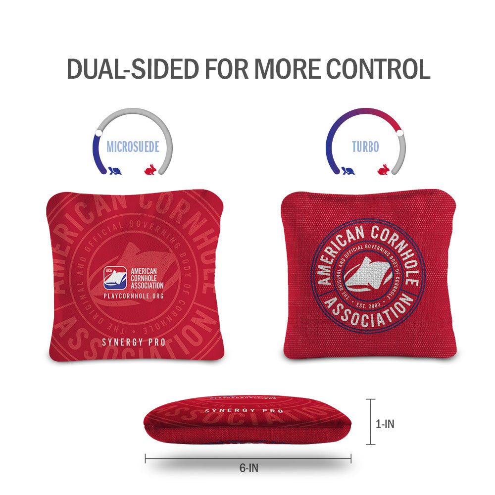 Official ACA Tournament Badge Synergy Pro Cornhole Bags