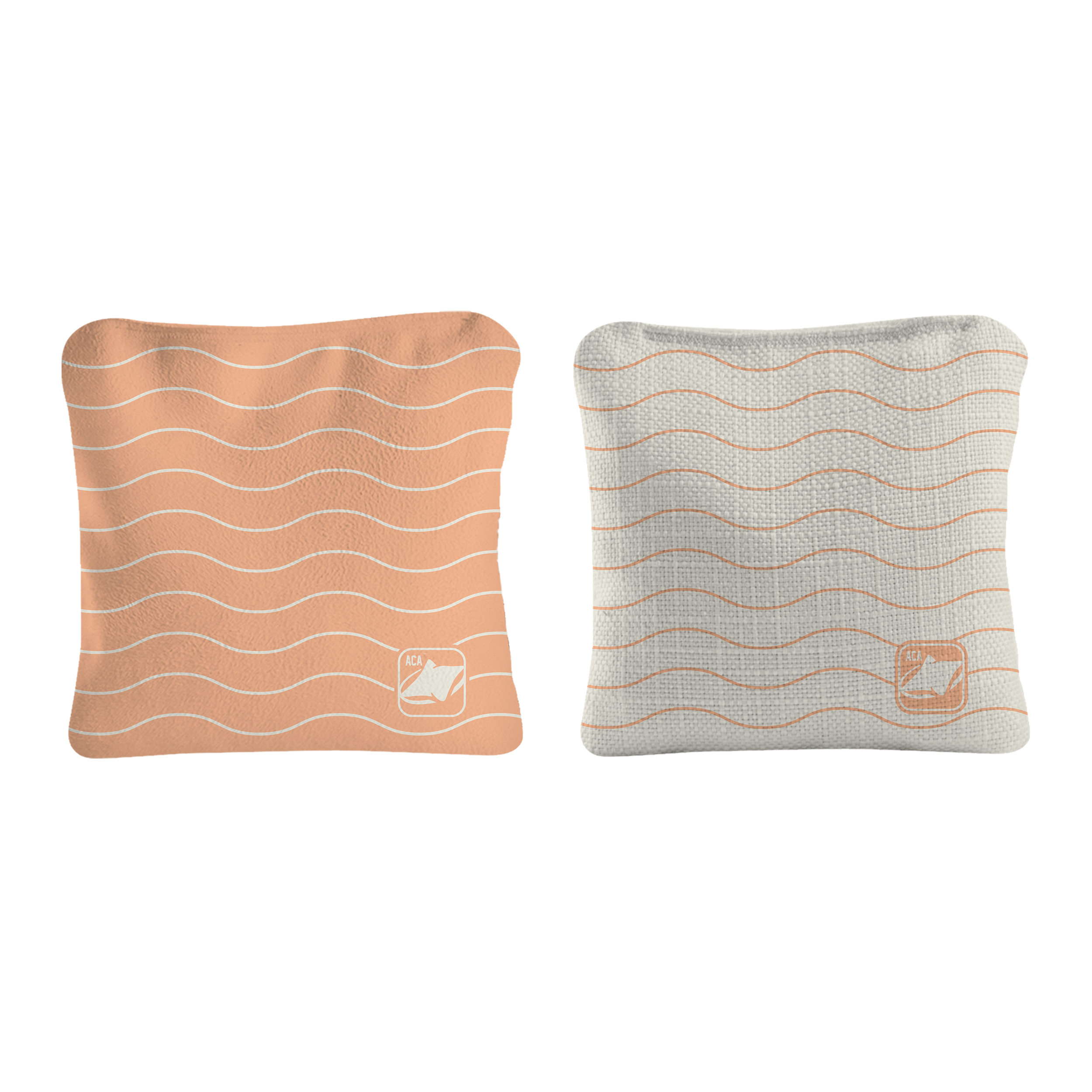 Cream Waves Synergy Pro Cornhole Bags