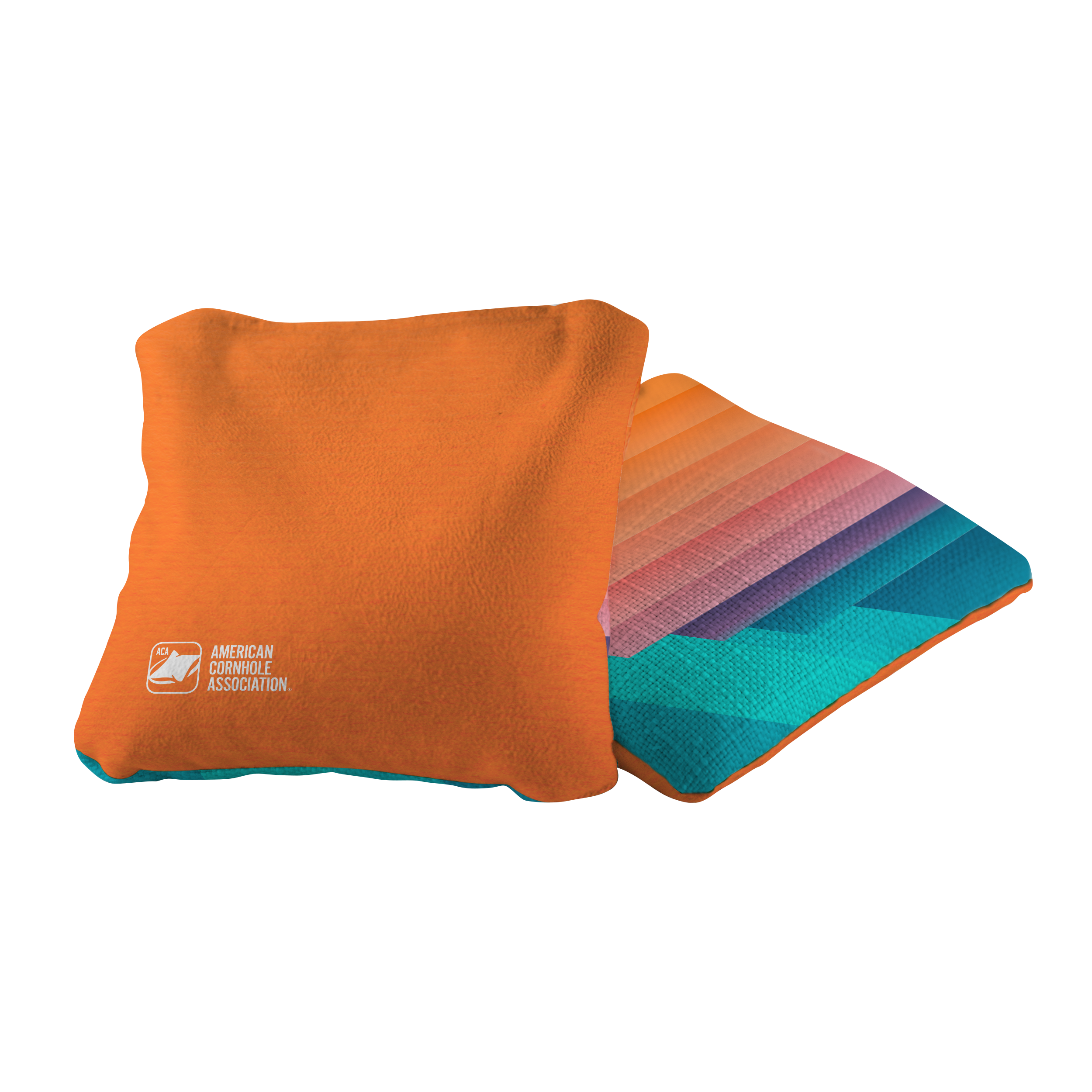 Retro Sunset Stripes Synergy Pro Cornhole Bags