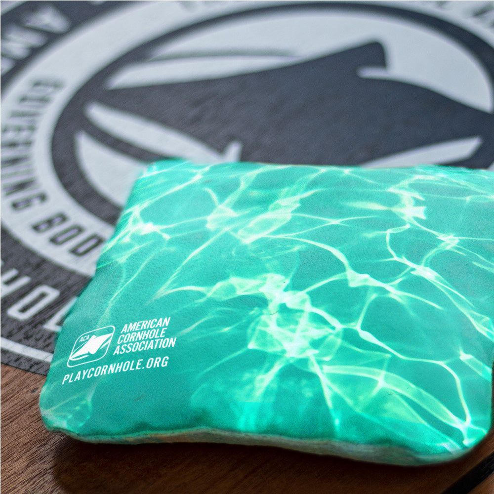 Teal Waves Synergy Pro Cornhole Bags