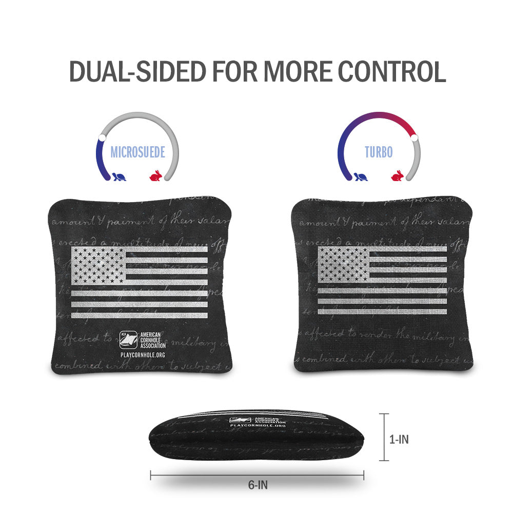 Distressed American Flag Synergy Pro Cornhole Bags