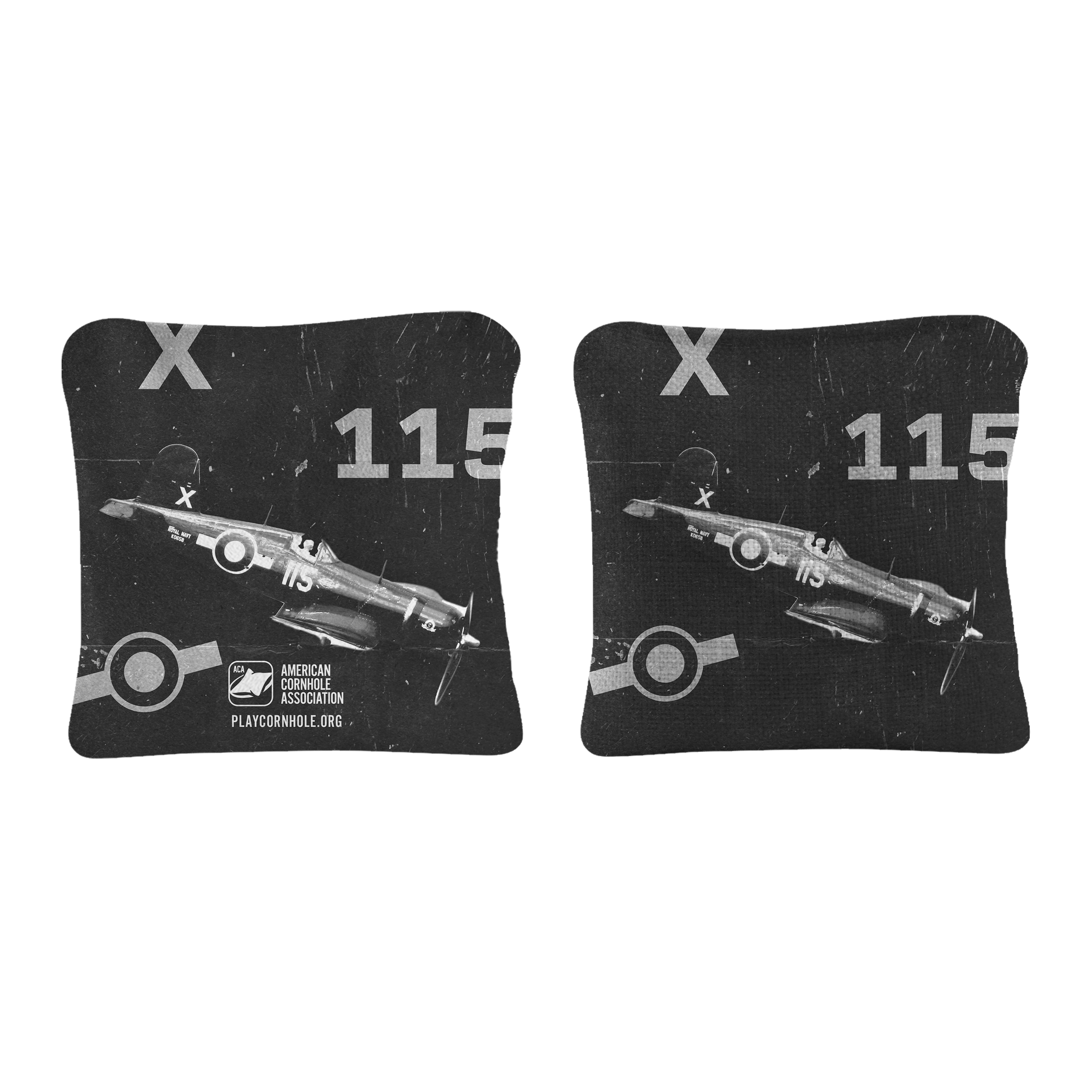 Distressed Bomber 115 Synergy Pro Cornhole Bags