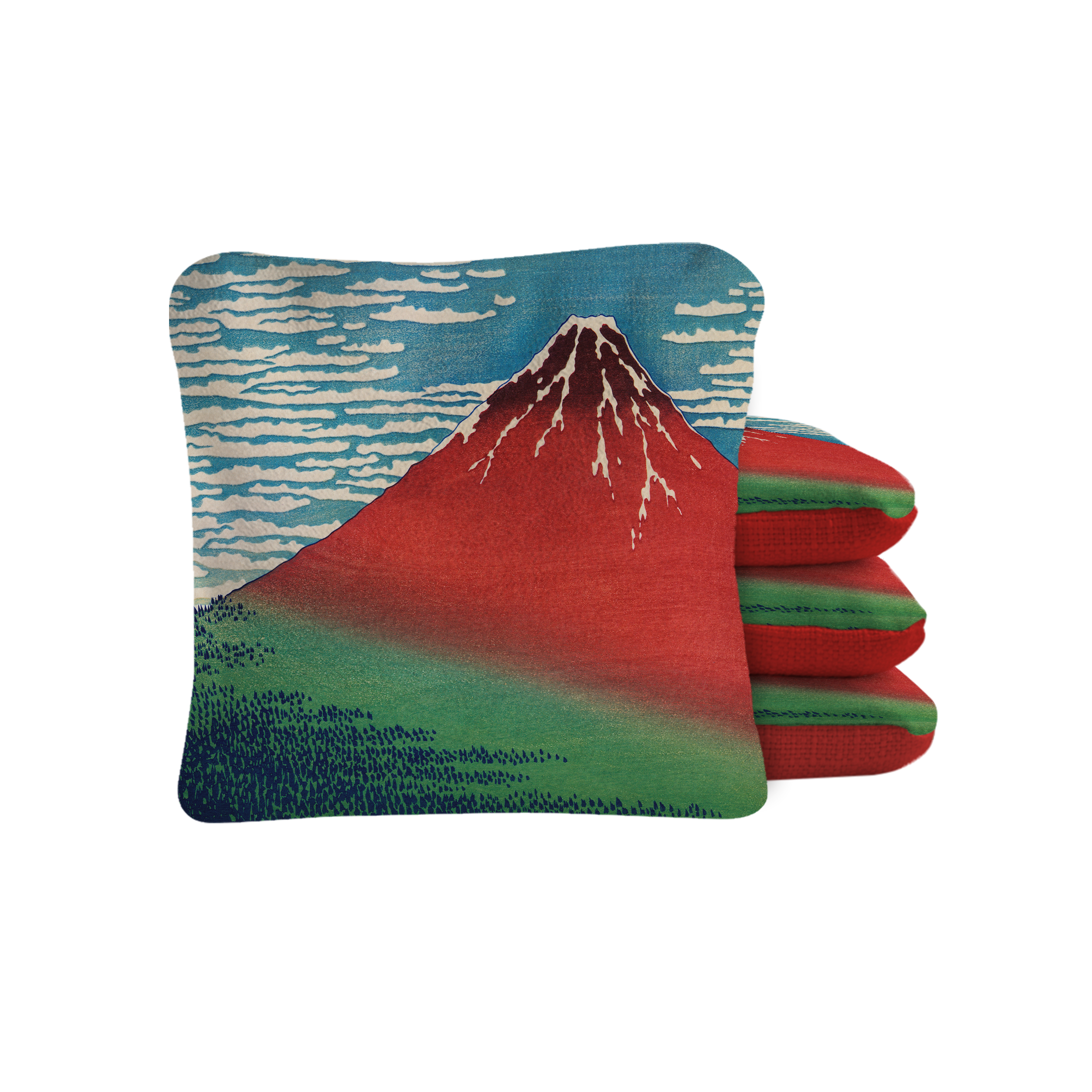 Katsushika Hokusai's Fine Wind, Clear Morning Synergy Pro Cornhole Bags