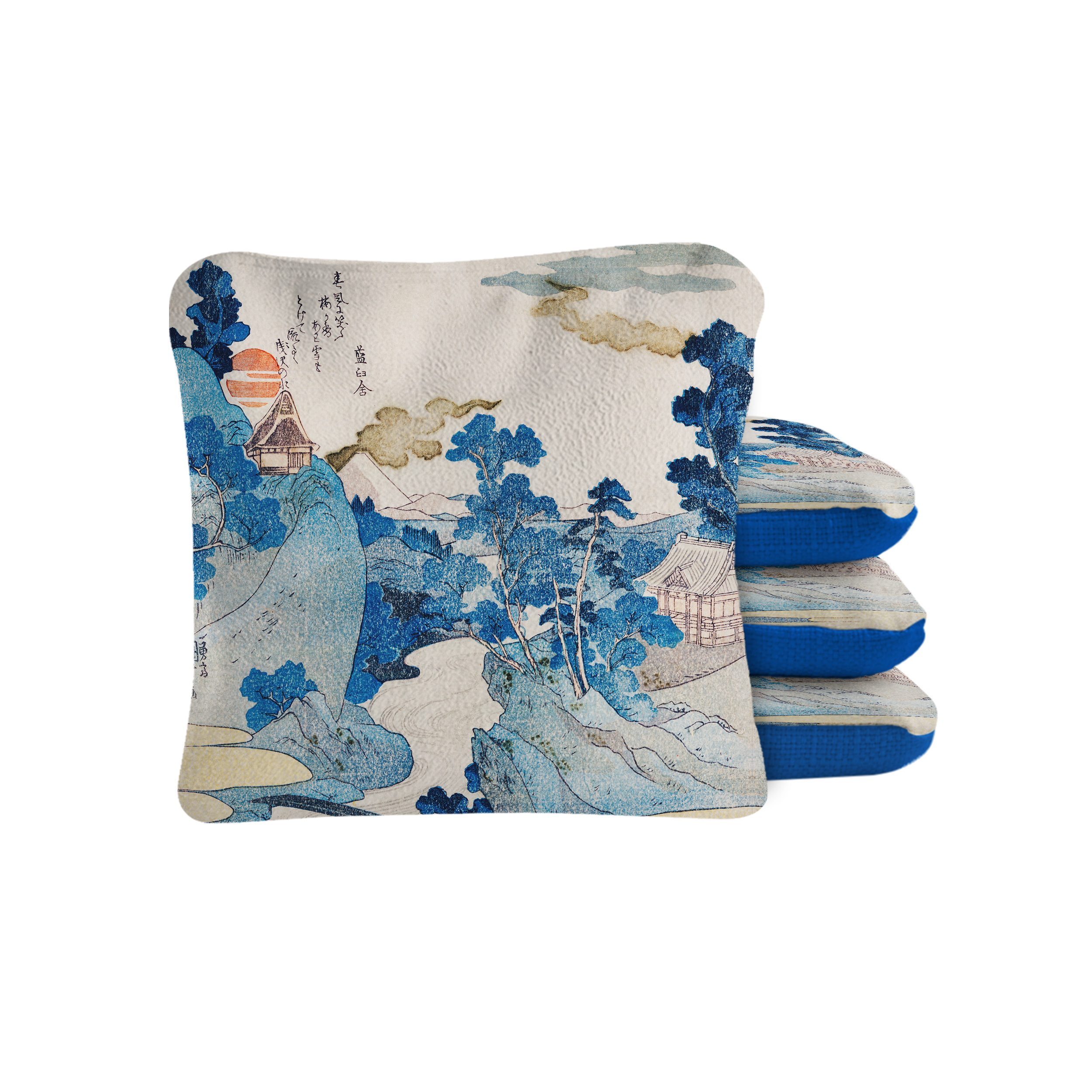 Fuji No Yukei by Utagawa Kuniyoshi Synergy Pro Cornhole Bags