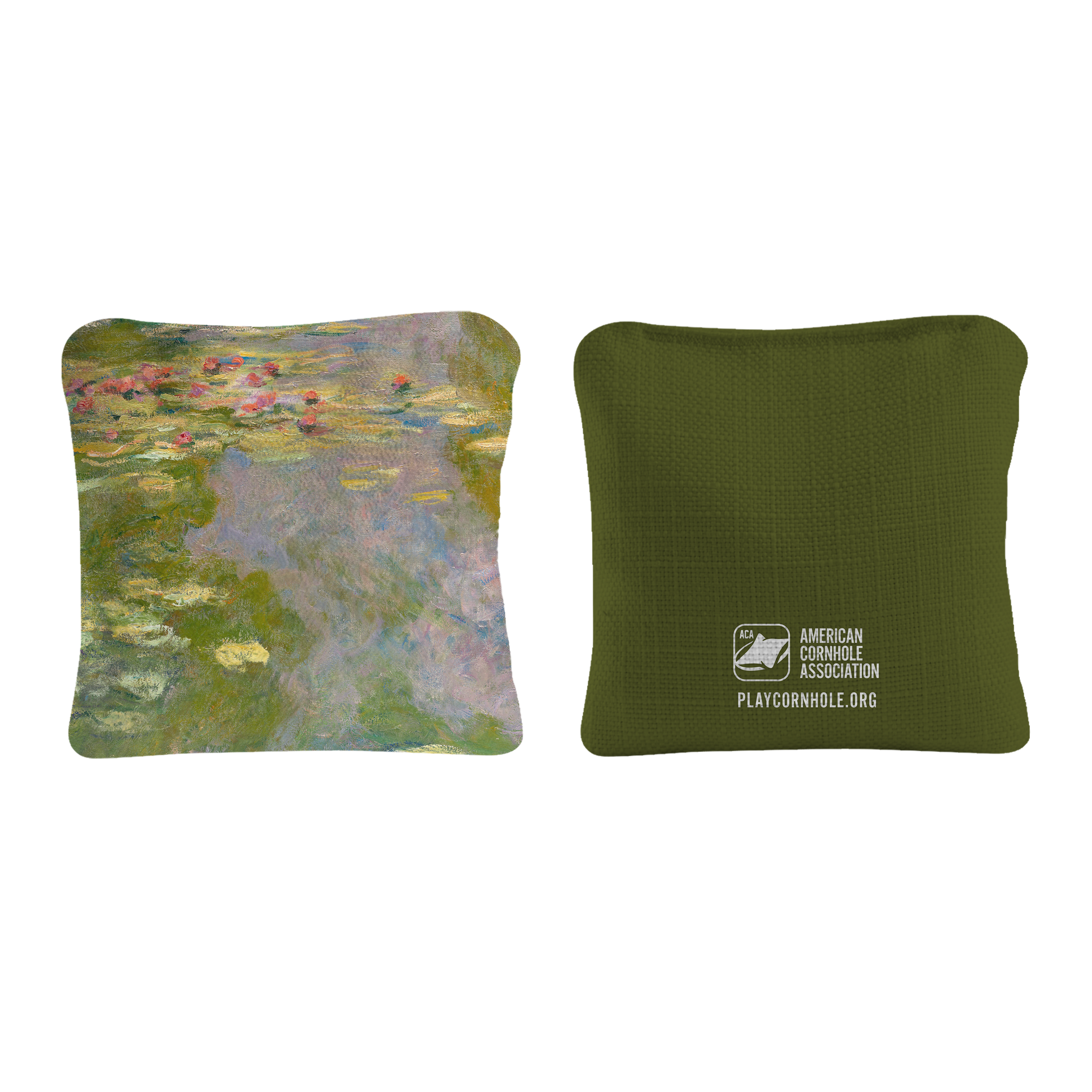 Claude Monet Water Lilies Synergy Pro Cornhole Bags