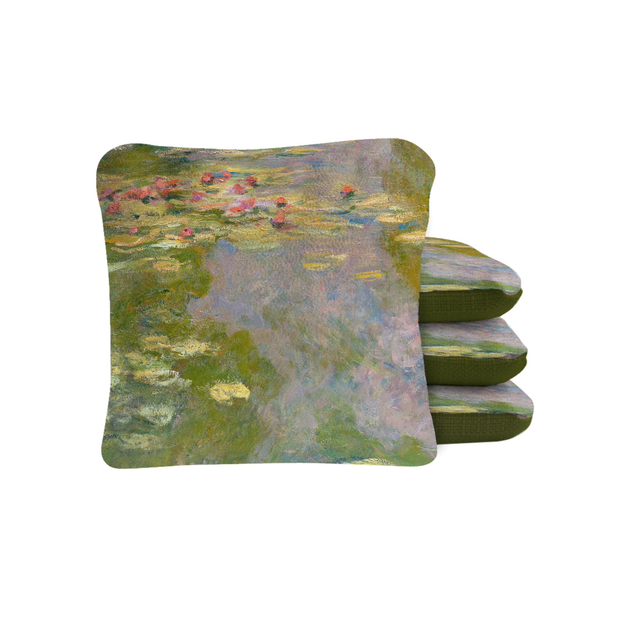 Claude Monet Water Lilies Synergy Pro Cornhole Bags