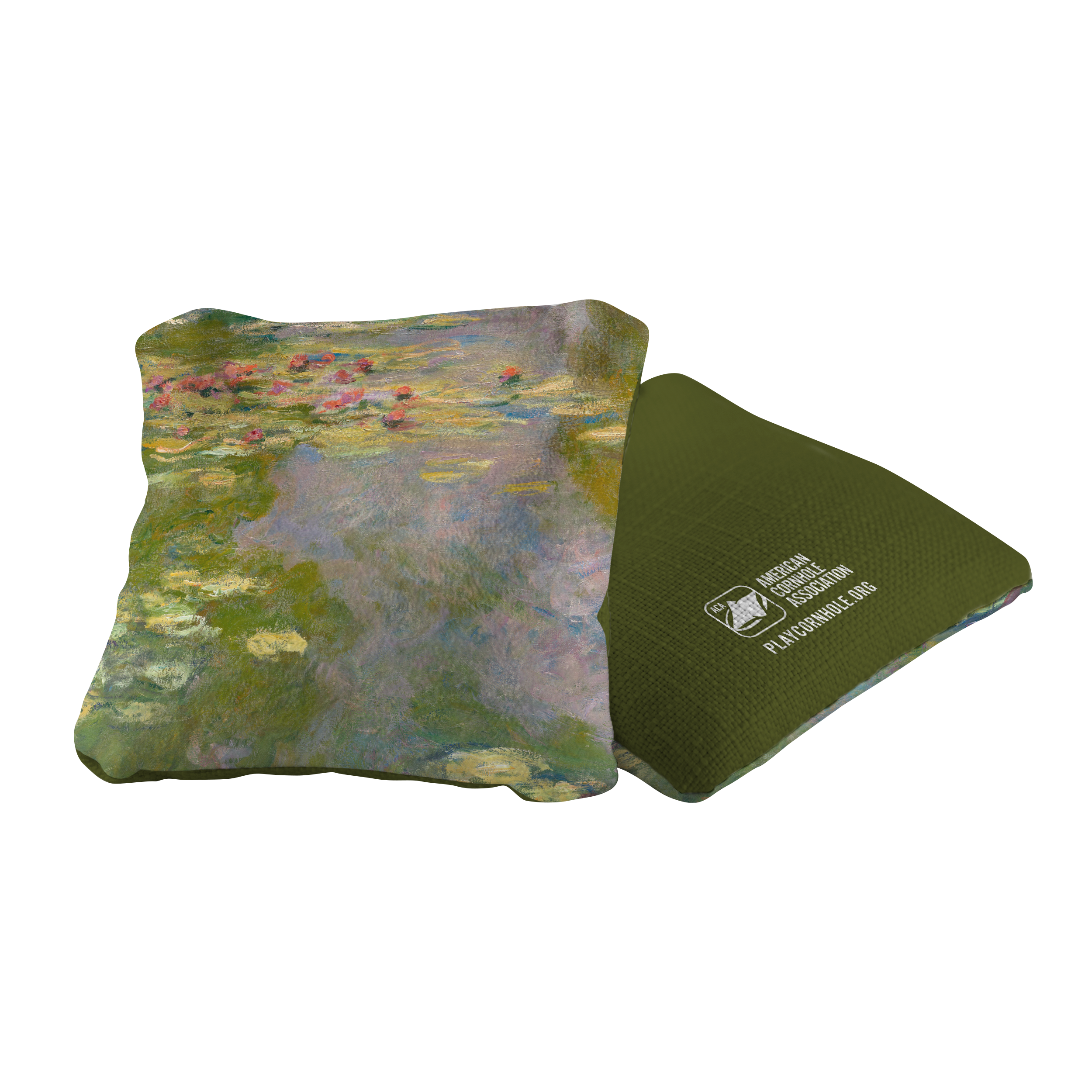 Claude Monet Water Lilies Synergy Pro Cornhole Bags