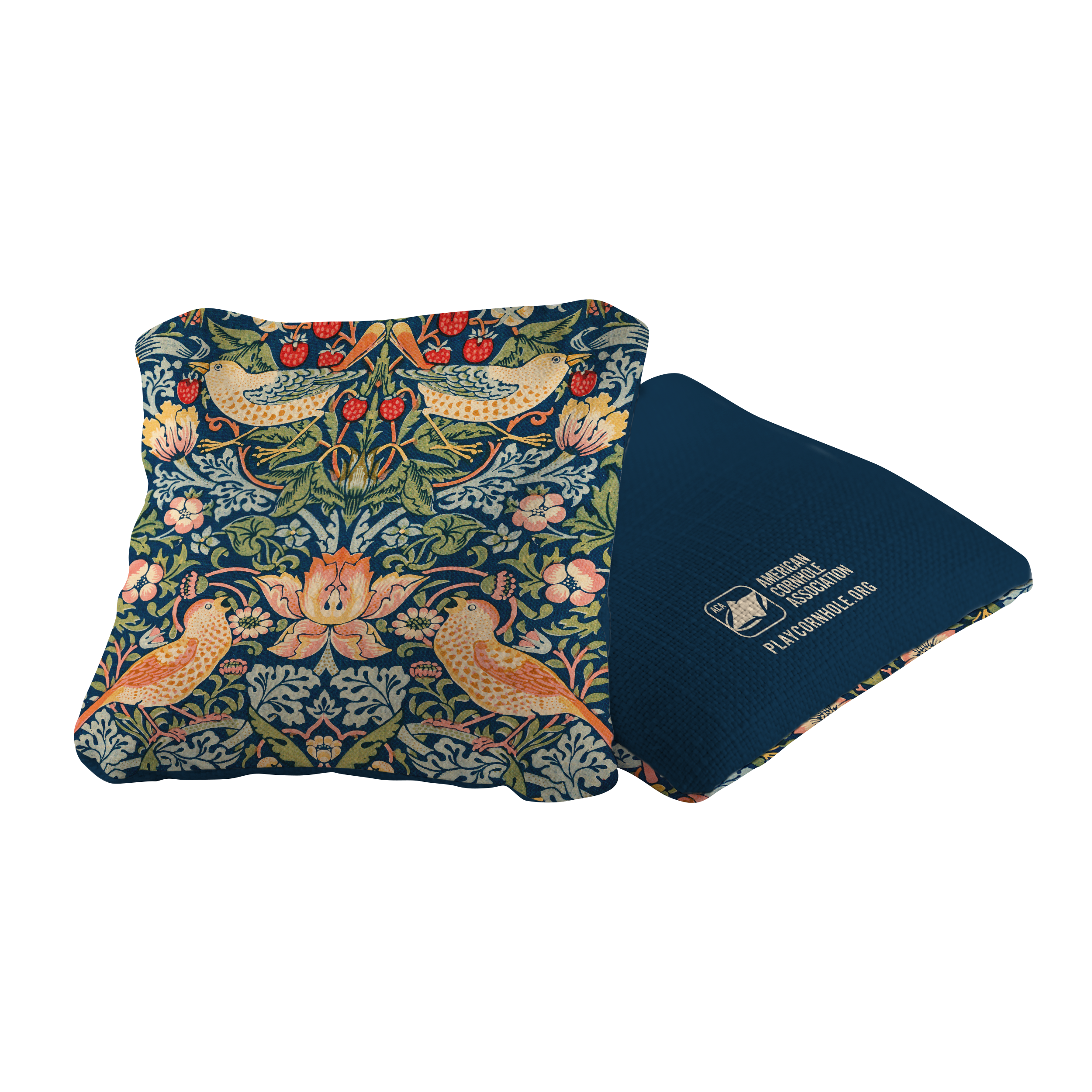 William Morris Strawberry Thief Synergy Pro Cornhole Bags