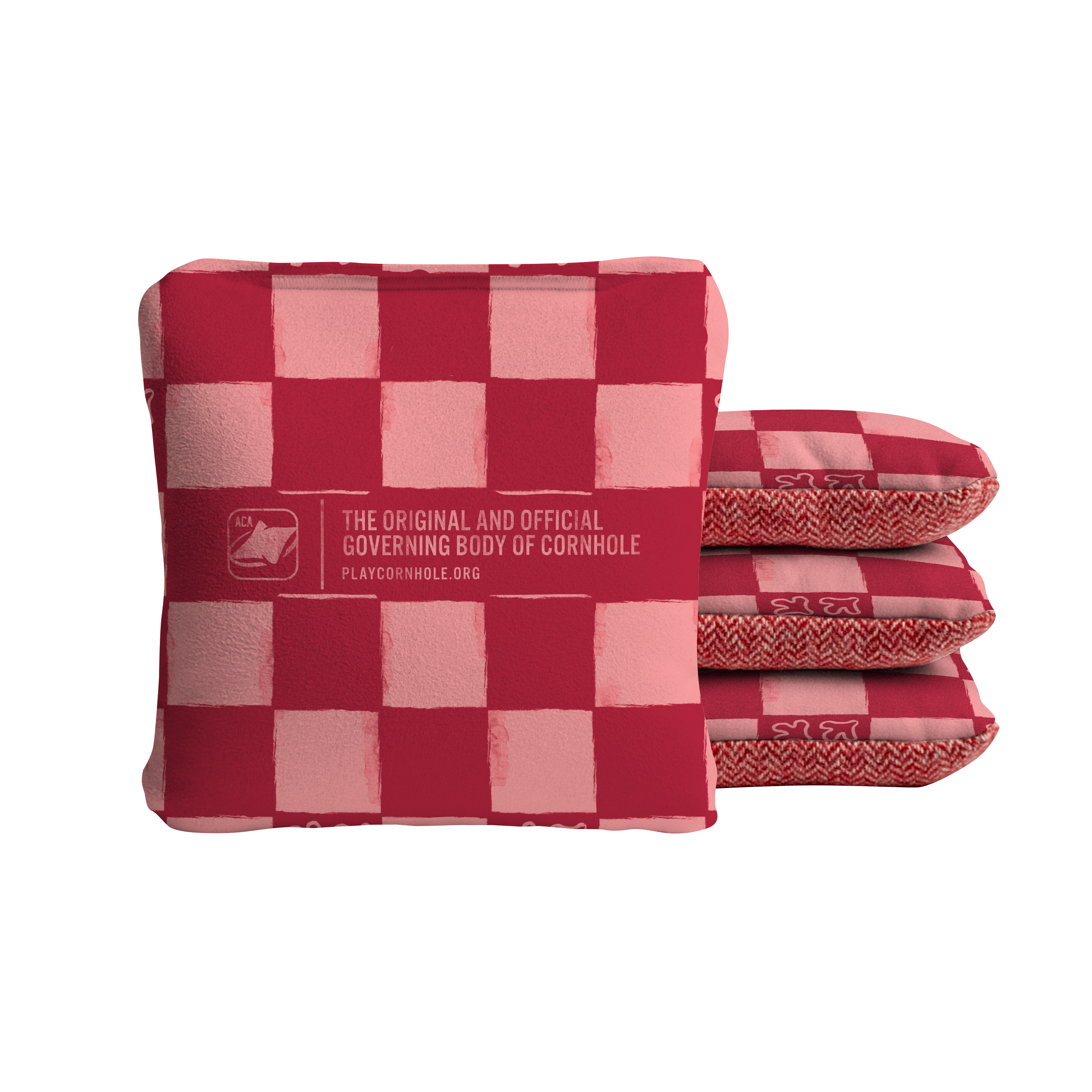 Distressed Checkered Retro Synergy Soft Cornhole Bags