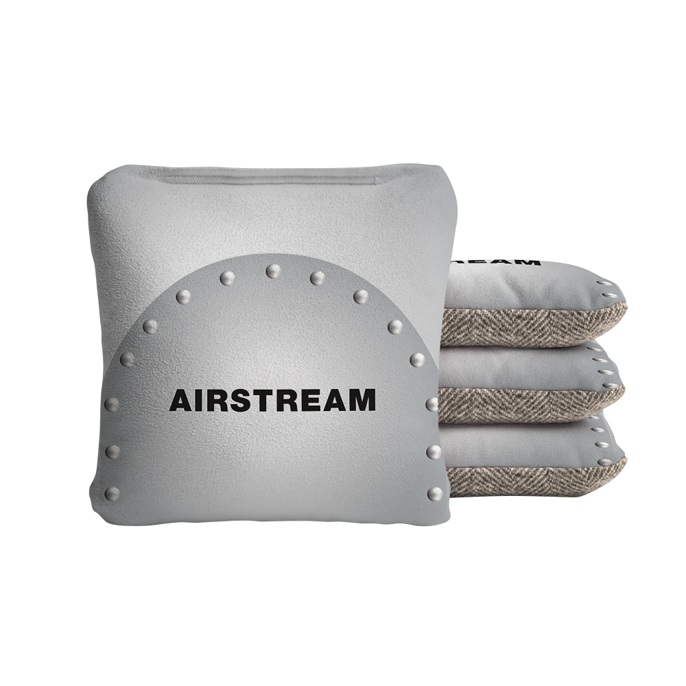 Airstream Gray Riveted Synergy Soft Cornhole Bags