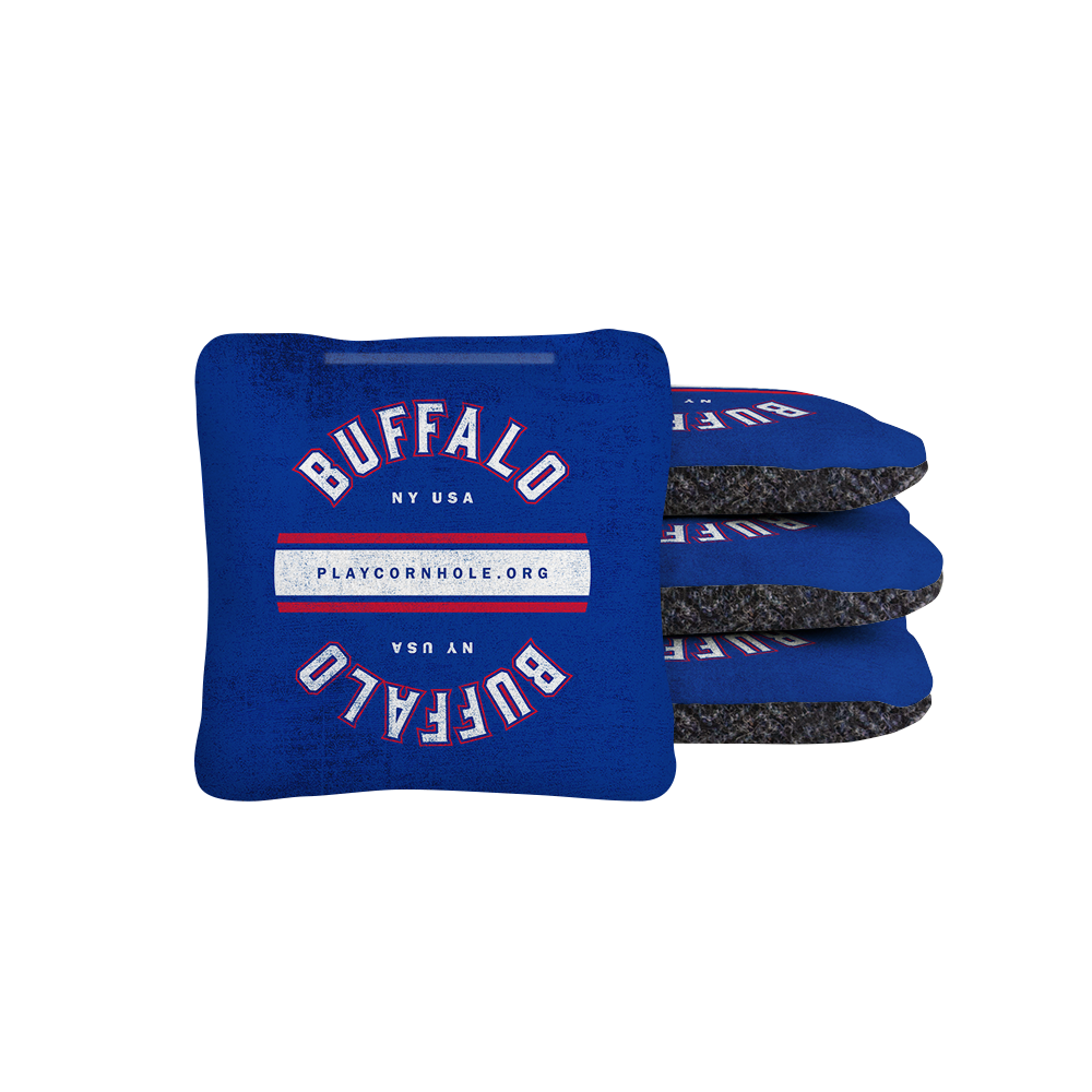 Buffalo Football Gameday Backyard 1x2 ft Cornhole Board Set