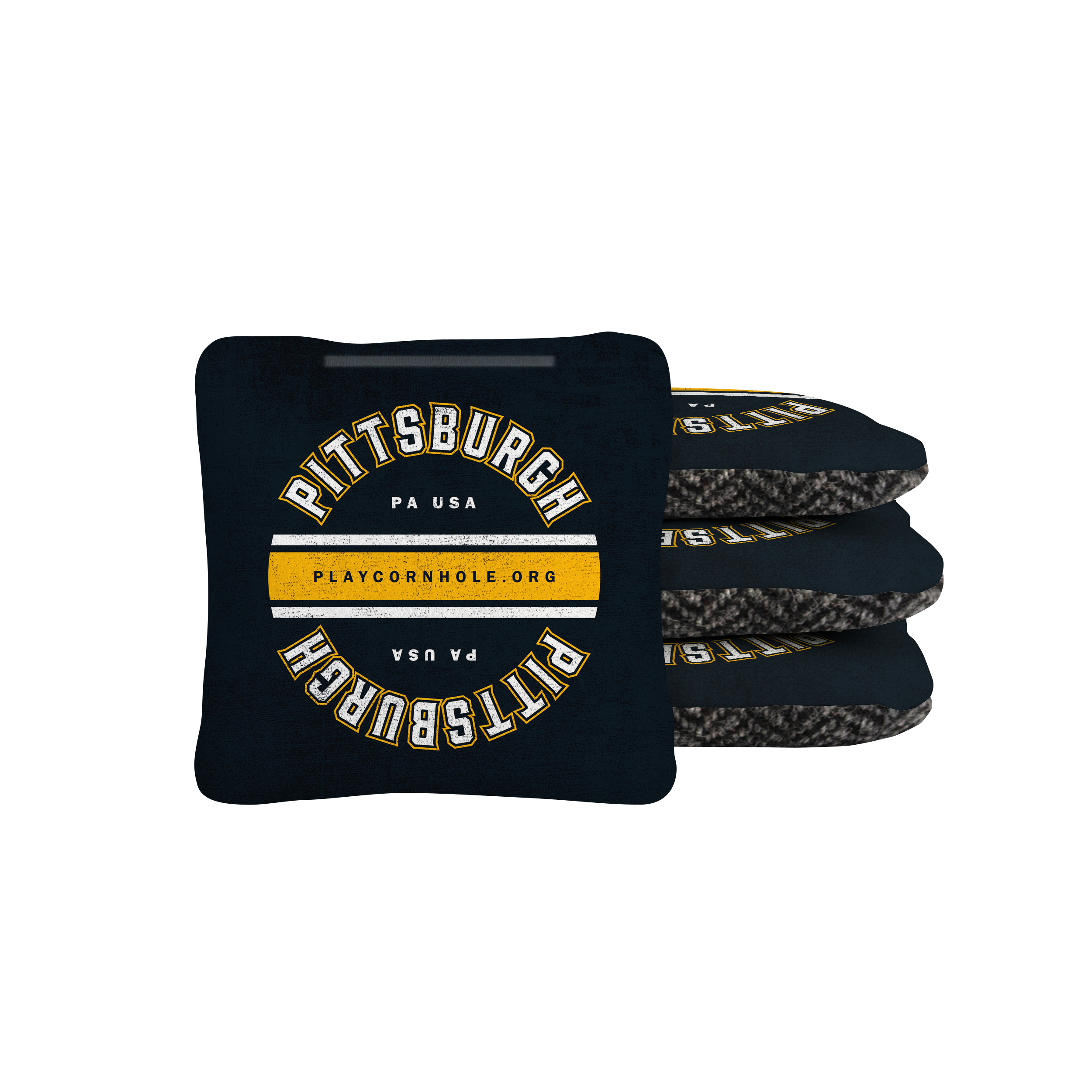 Pittsburgh Football Gameday Backyard 1x2 ft Cornhole Board Set