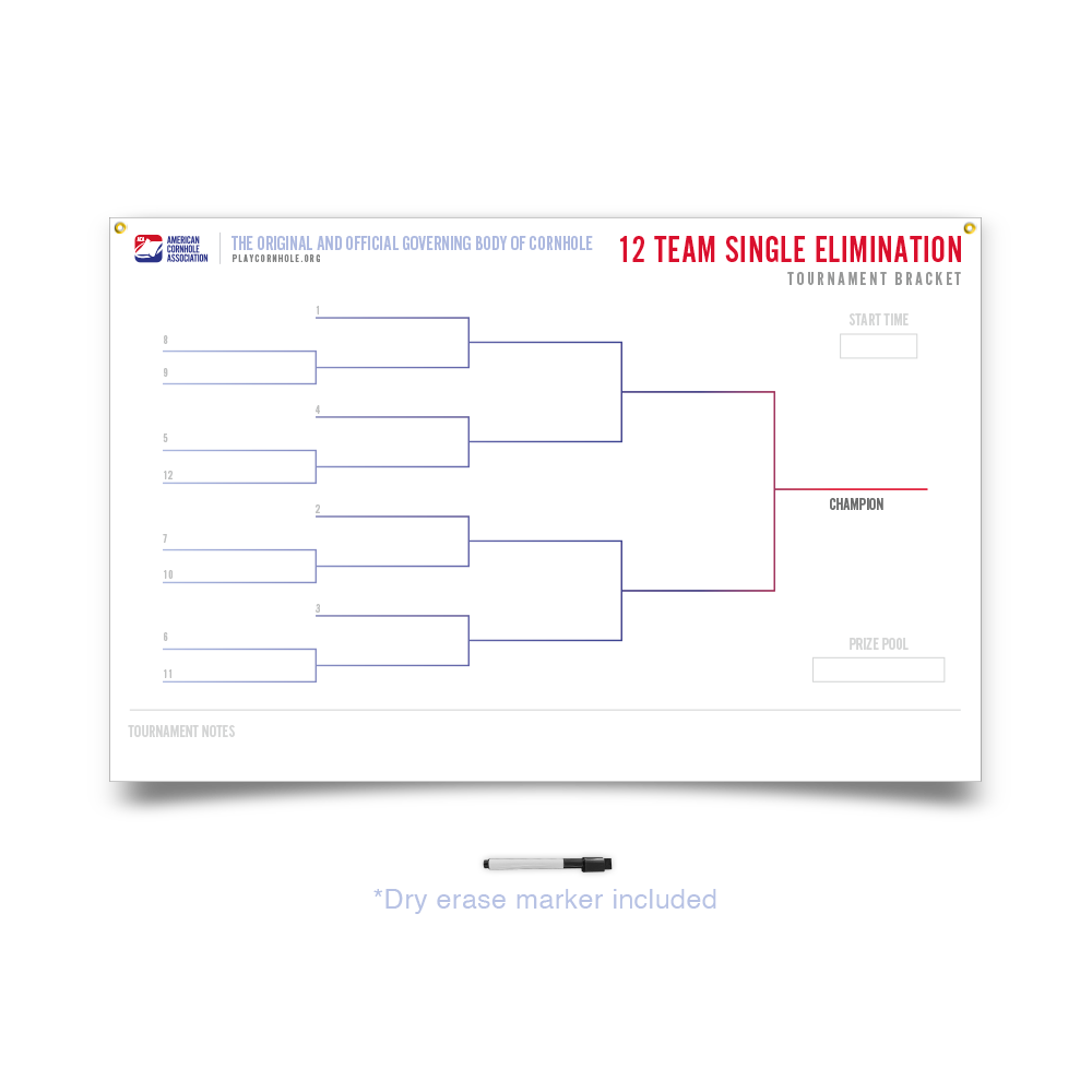 Cornhole Tournament Brackets