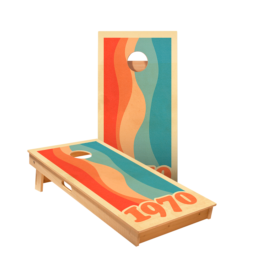 1970 Graphic Star Cornhole Boards