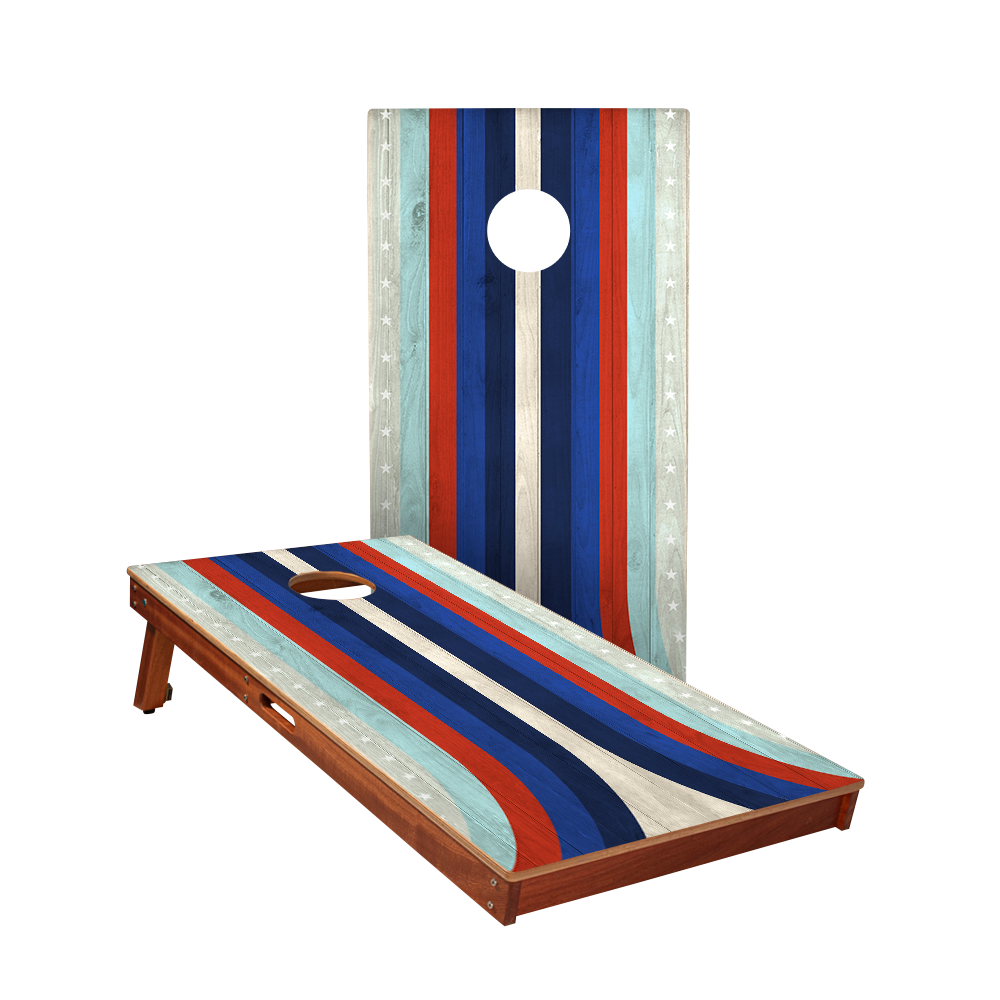 American Moto Curved Sig Pro Cornhole Boards