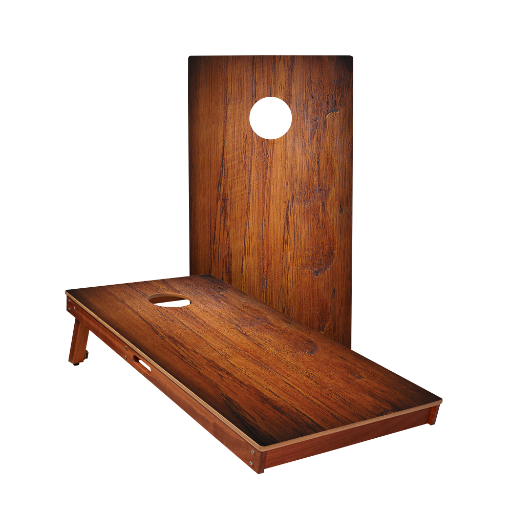 Dark Panel Wood Sig Pro Cornhole Boards