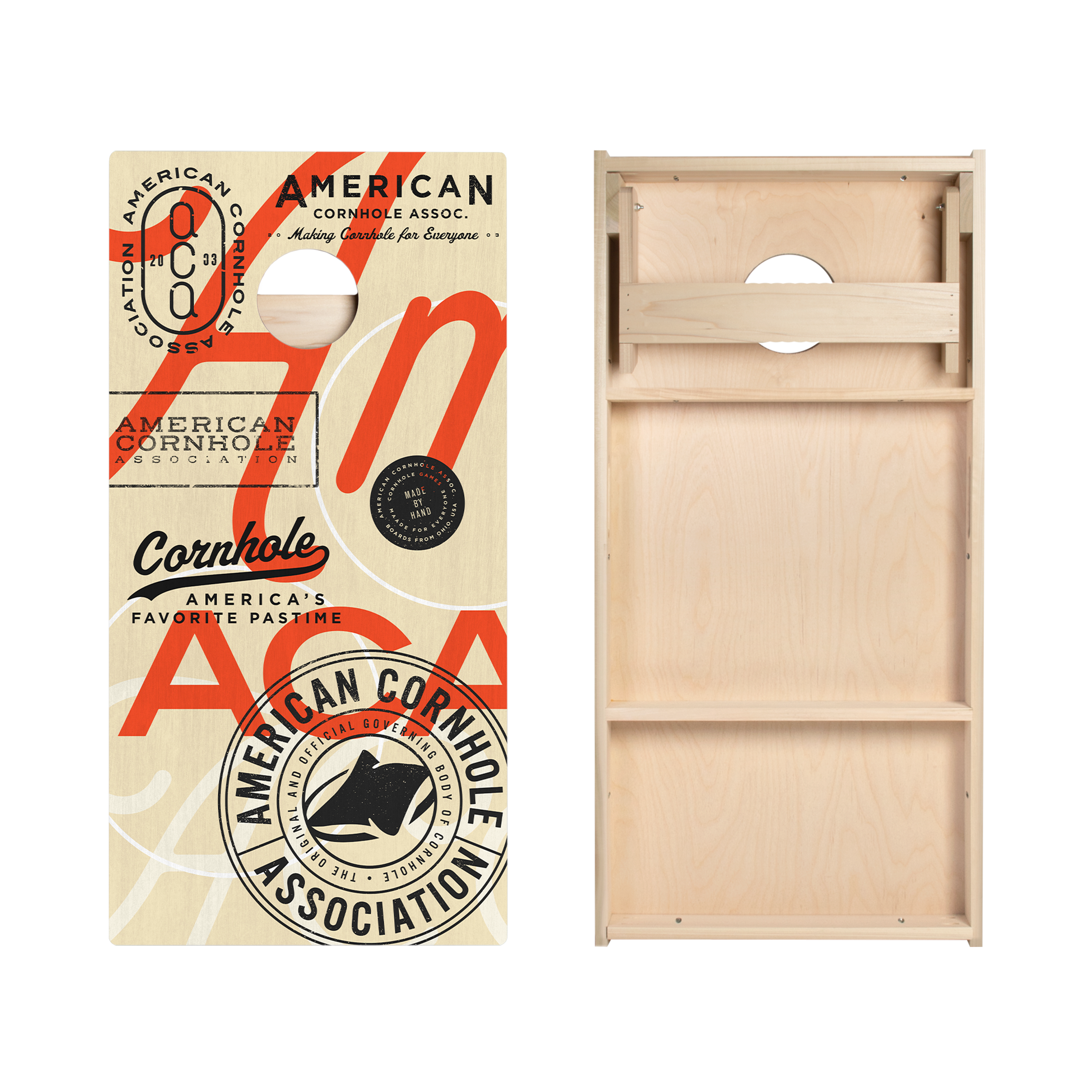 ACA Vintage Logos Star Cornhole Boards