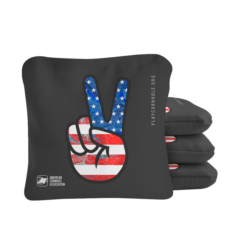 Peace Love Freedom Synergy Pro Cornhole Bags