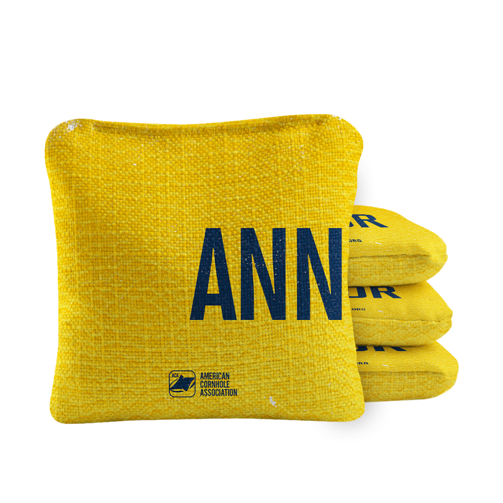 Ann Arbor Collegiate Gameday Synergy Pro Cornhole Bags