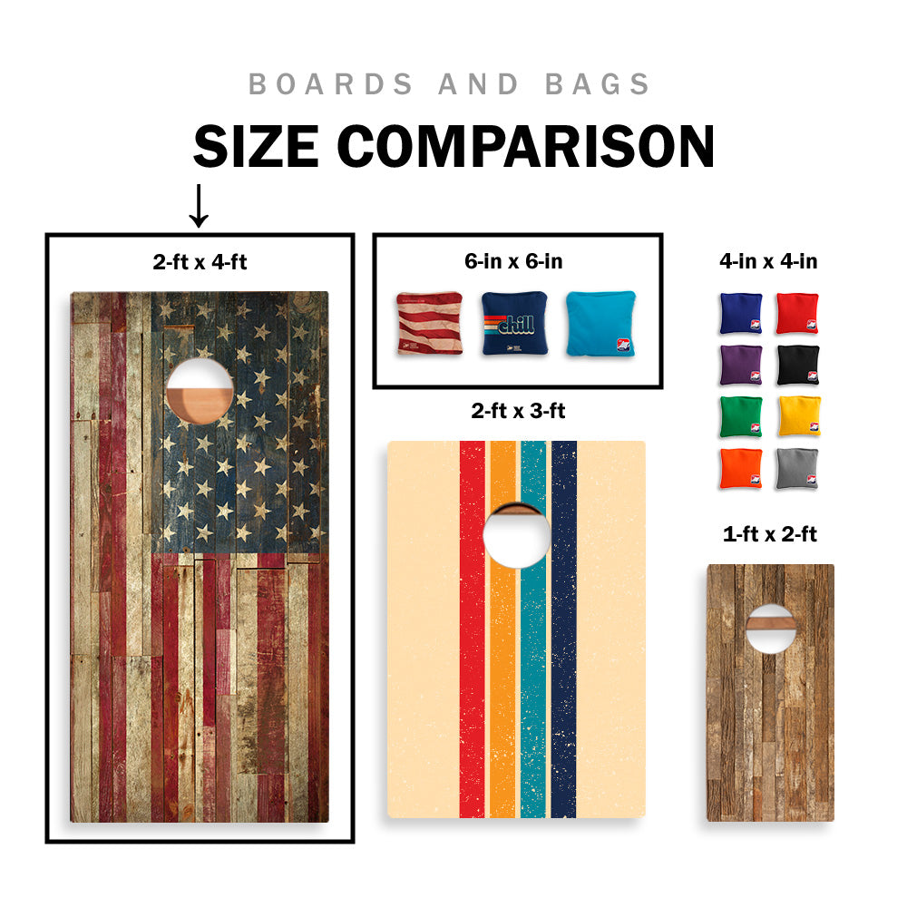 Bamboo Classic Triangle Star Cornhole Boards