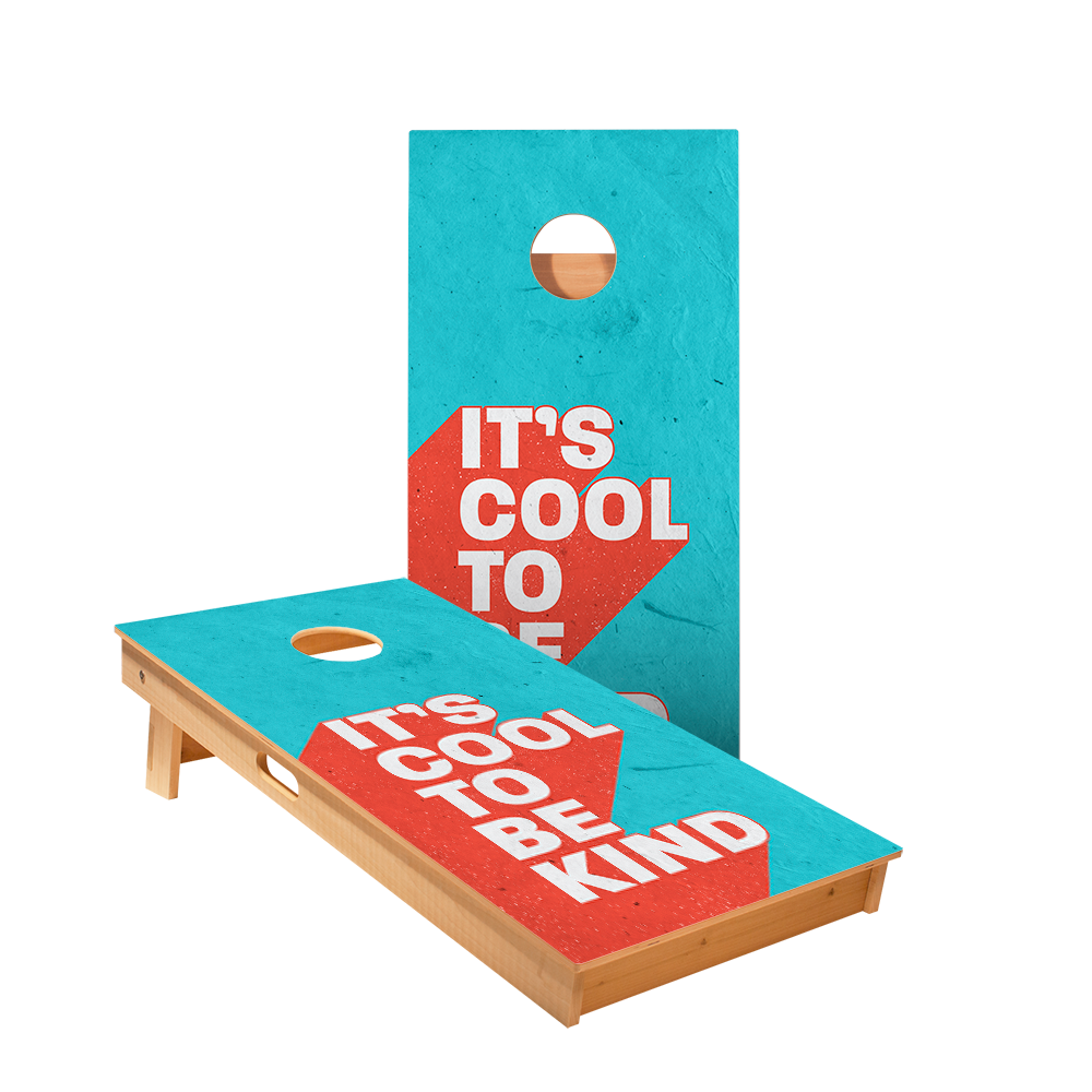 Cool To Be Kind Star Cornhole Boards