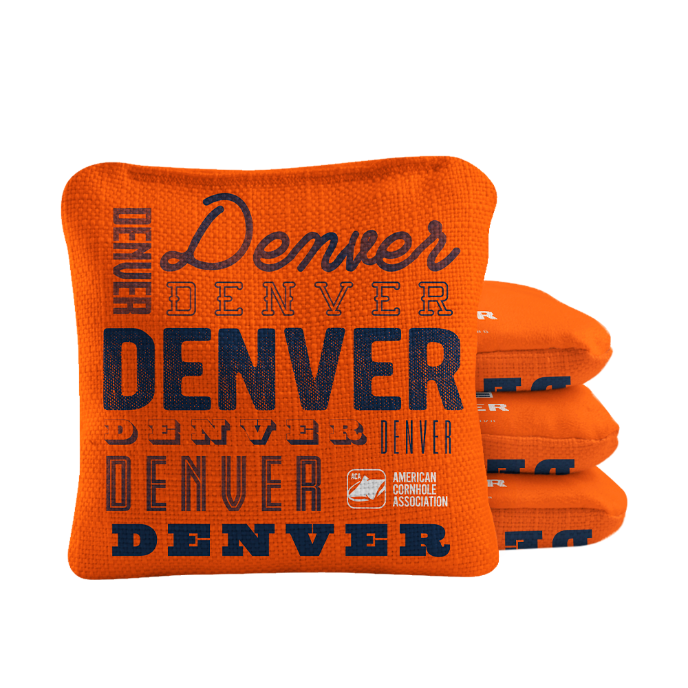 Denver Football Vintage Gameday Synergy Pro Cornhole Bags