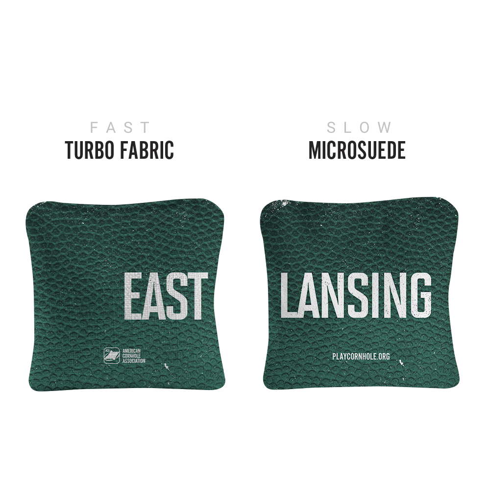 East Lansing Collegiate Gameday Synergy Pro Cornhole Bags