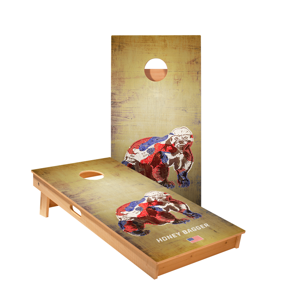 Honey Bagger Star Cornhole Boards