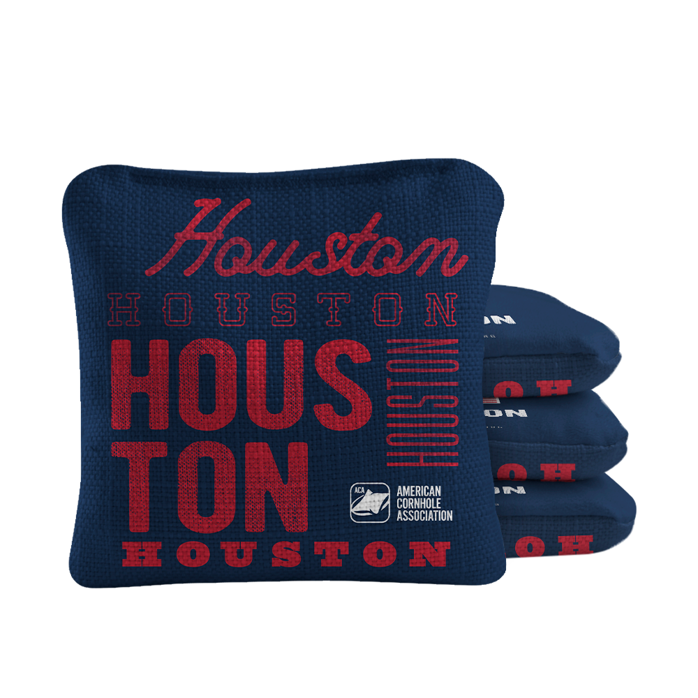 Houston Football Vintage Gameday Synergy Pro Cornhole Bags